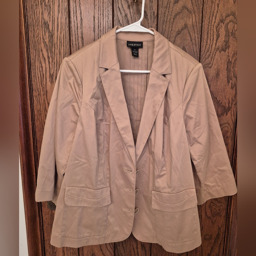 Lane Bryant Classic Tan Blazer